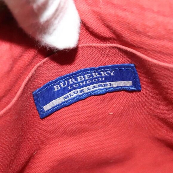 BURBERRY Blue Label Shoulder Bag Straw Beige Auth 123677 - Picture 4 of 15